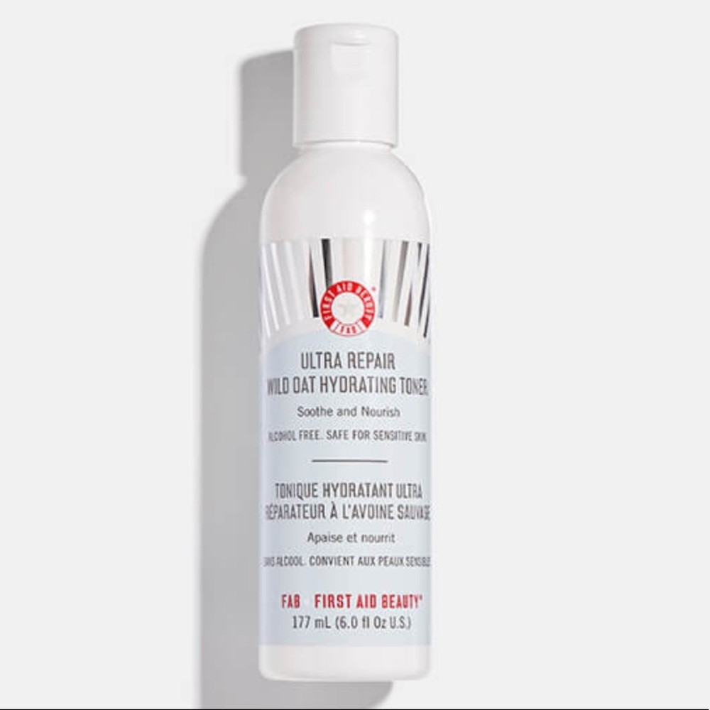 FIRST AID BEAUTY
Ultra Repair Wild Oat Hydrating Toner, 6oz/Full Size,‎ NEW